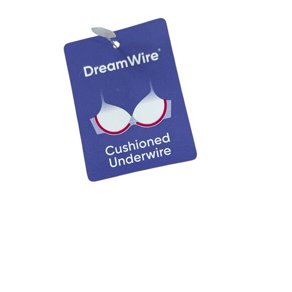 Hanes Bra Size Large ComfortFlex Fit Dreamwire T-shirt Bra MHG563 Warm Steel - Picture 9 of 10